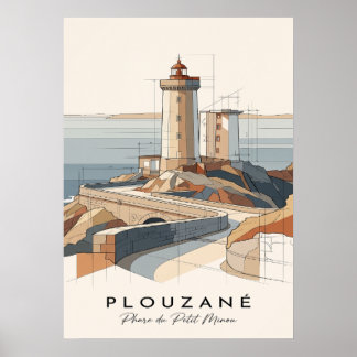 Poster Phare du Minou, Plouzané
