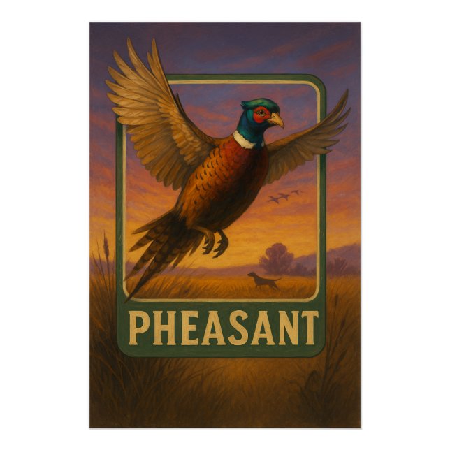 Póster Pheasant Poster (Frente)
