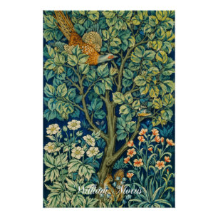Póster Pheasant Tapeçaria - William Morris