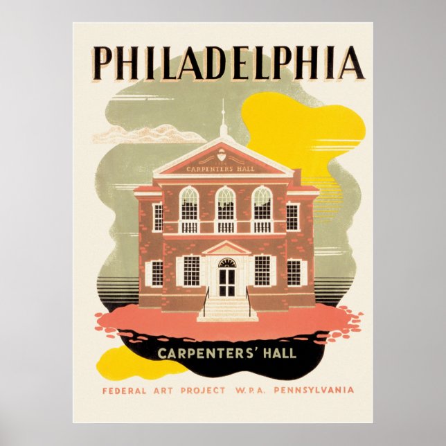Poster Philadelphia Carpenter (Frente)