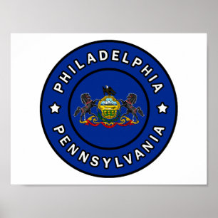 Póster Philadelphia Pennsylvania