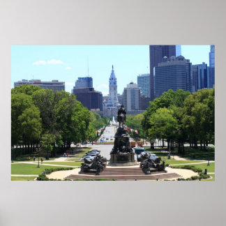 Póster Philadelphia Skyline