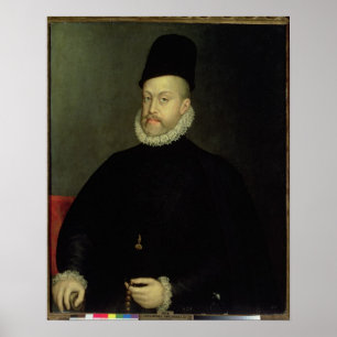 Póster Philip II da espanha 1565