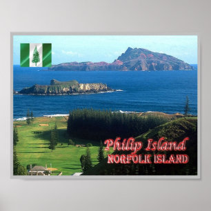 Poster Philip Island - Norfolk Island -