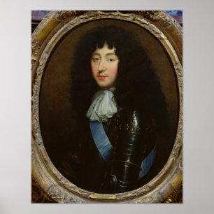 Póster Philippe do duque de France de Orleans