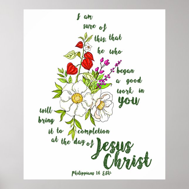 Poster Philippians 1:6 (Frente)