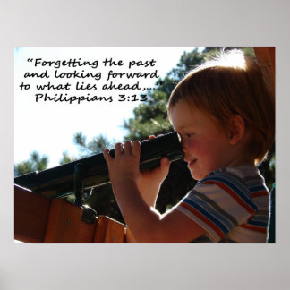 Poster "Philippians 3:13" b