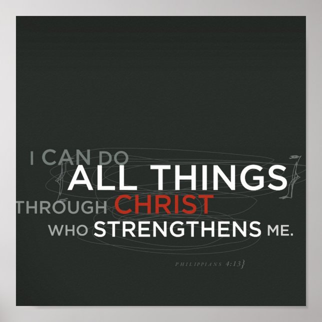 Poster Philippians 4:13 (Frente)