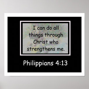 Póster Philippians 4:13