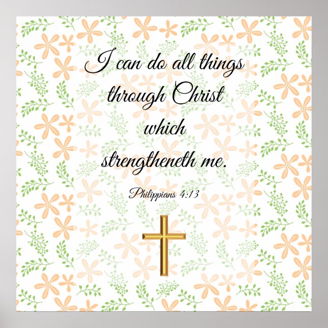 Poster Philippians 4:13 (Frente)