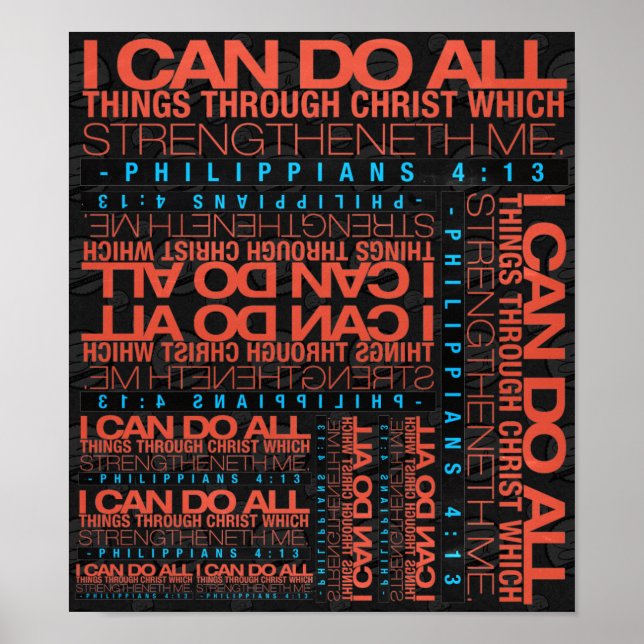 Poster Philippians 4:13 (Frente)