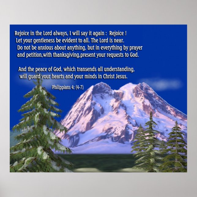 Poster Philippians 4:6 (Frente)