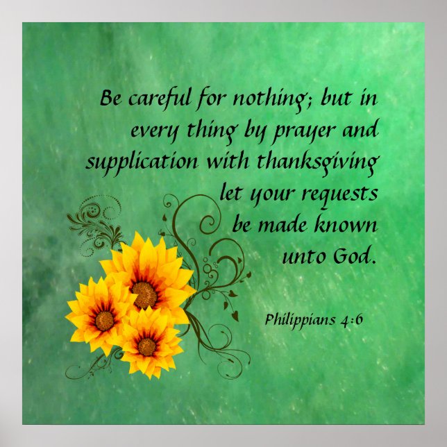 Poster Philippians 4:6 (Frente)
