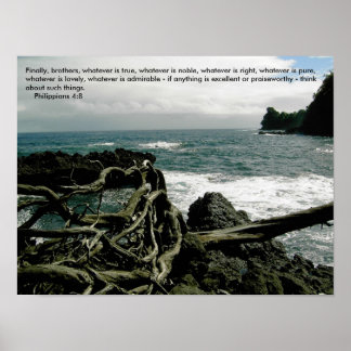 Poster Philippians 4:8