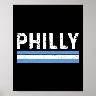 Poster Philly Retro Vintage Philadelphia Pennsylvania Tou