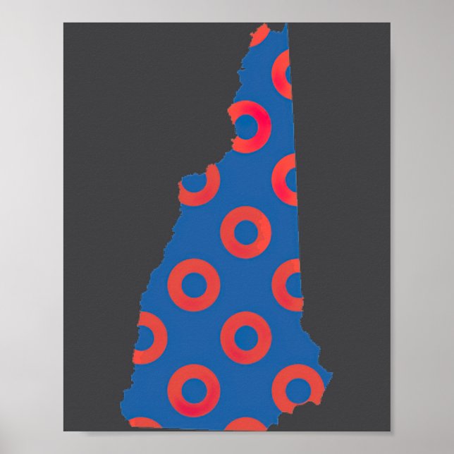 Poster Phish Fishman Donut New Hampshire Ecavator Boy Don (Frente)
