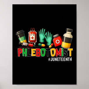 Poster Phlebotomist, 1865, Liberdade 1865 História Negra