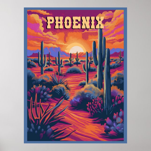 Poster Phoenix, Arizona (Frente)