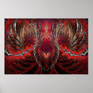 Poster Phoenix Ascensão Fractal