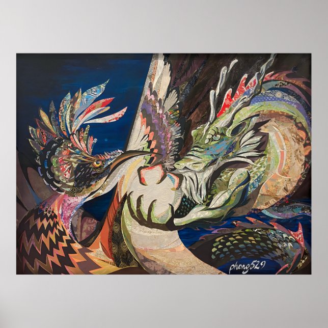 Poster Phoenix e Dragon (Frente)