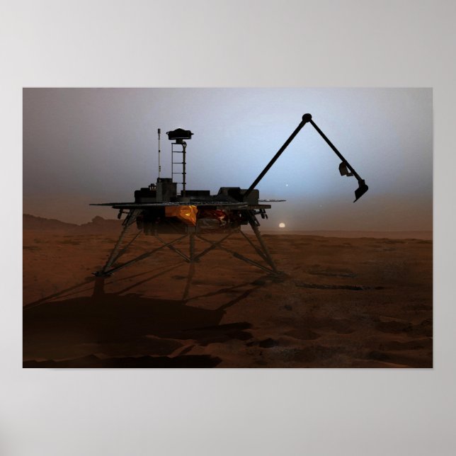 Póster Phoenix Mars Lander 3 (Frente)