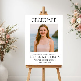 Poster Photo Graduation Modern Graduate 