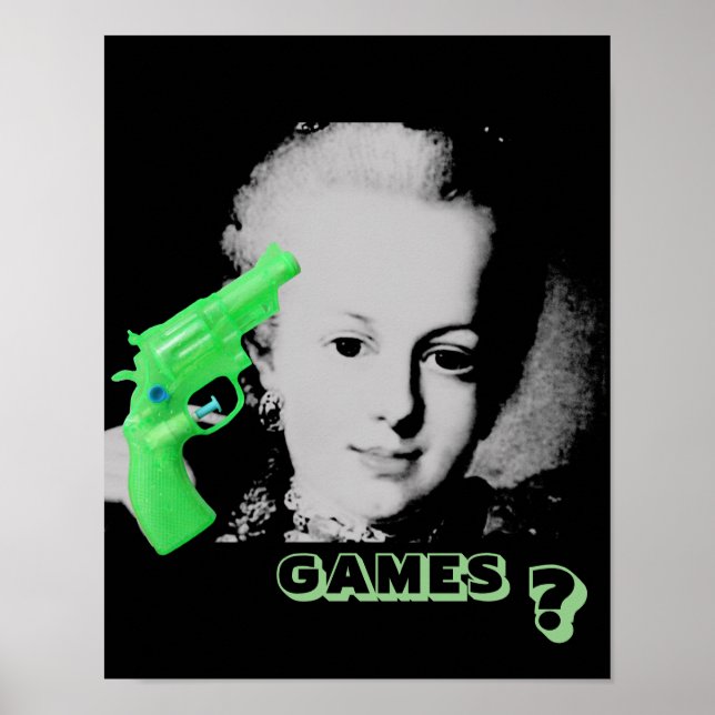 Poster Photoart Kunstfoto Marie Antoinette art photo Foto (Frente)