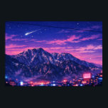 Poster Photographic Landscape Neon Art Edited (HG)<br><div class="desc">I took a photo a while ago,  because of the bad quality I needed a little help of photo editing software</div>