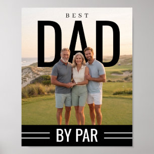 Poster PhotoPop Melhor Pai Por Par Foto Personalizada