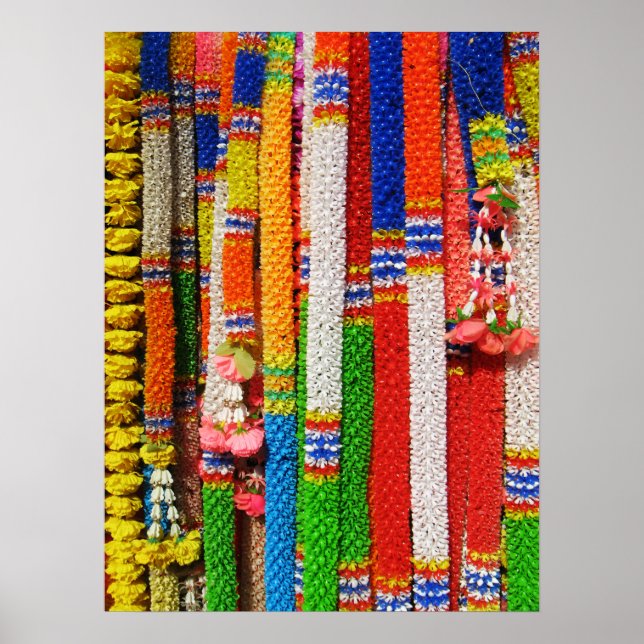 Poster Phuang Maalai - Tailandês Floral Garland (Frente)