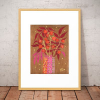 Physalis Chineses Lanternas Colagem de Papel Arte