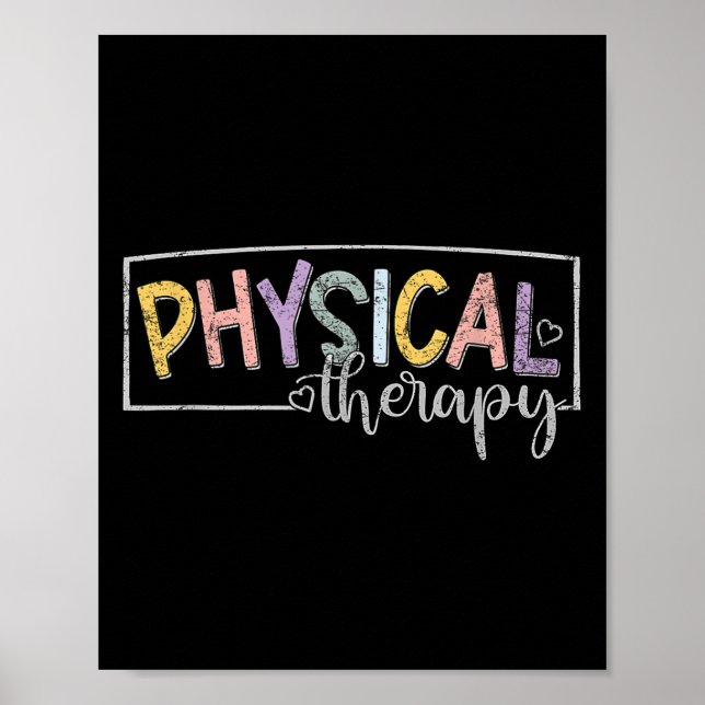 Poster Physical Therapy Funny Physical Therast Pt Therast (Frente)