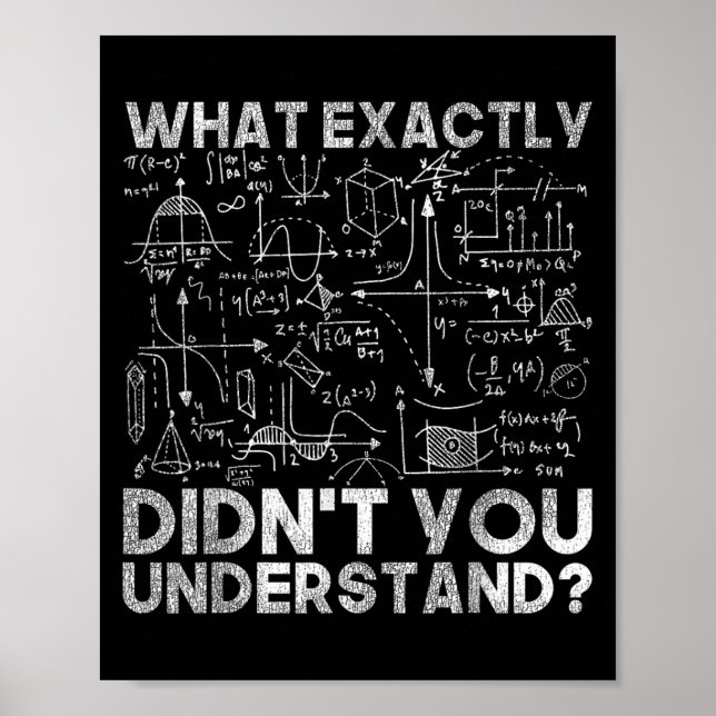 Poster Physics Gift Science cita Black Uni Adult Click F (Frente)