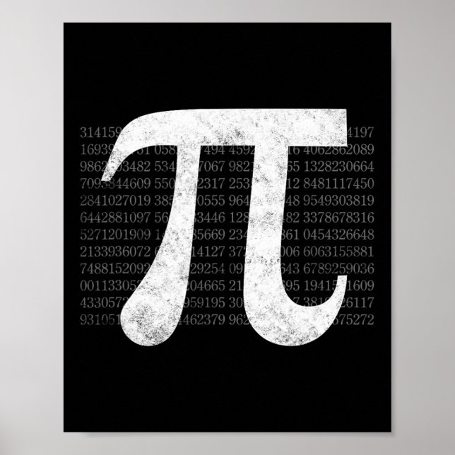 Poster Pi 3.14 Pi Feliz Pi Day Math (Frente)