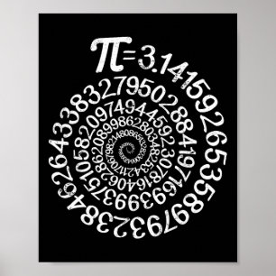 Poster Pi = 3,14 Ste Do Geek De Ciência Da Matemática Esp