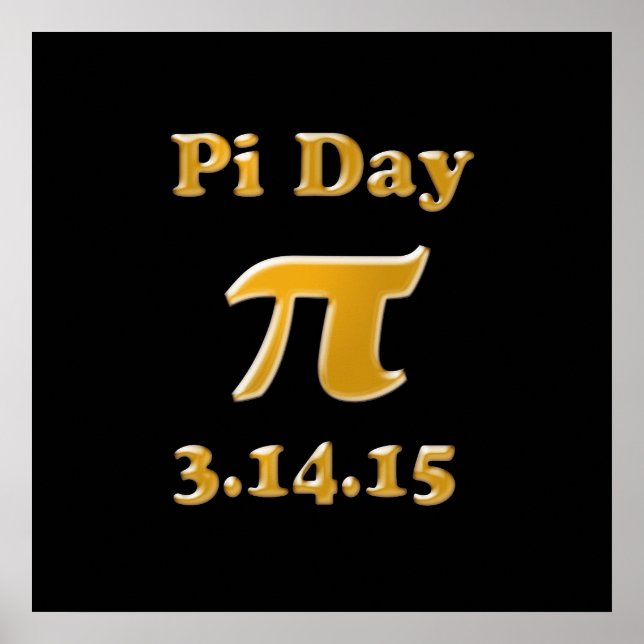 Poster Pi Day 2015 (Frente)