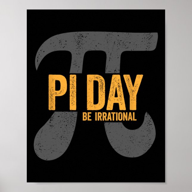 Poster Pi Day 2025 Engraçado Professores De Matemática 3. (Frente)