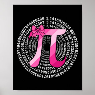 Poster Pi Day 3.14159 Cute Pi Pi - Símbolo Ciência E