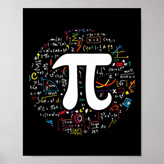 Poster Pi Day 3.14159 Pi - Símbolo Ciência E Professor De (Frente)