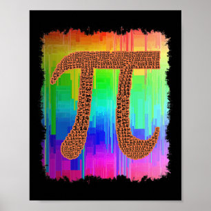 Poster Pi Day 3.14 March 14 Legal Funny Nerd Math Geek R