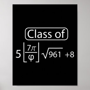Poster Pi Day Cl De 2025 Graphic Funny Math Lover Graduat