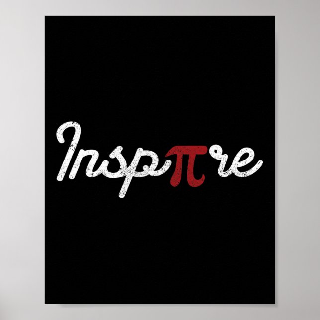 Poster Pi Day Engraçado Inspira Estudantes Professores Ge (Frente)