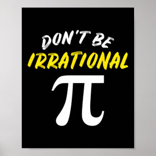 Poster Pi Day Math Science Engraçado Professor Dotado Men