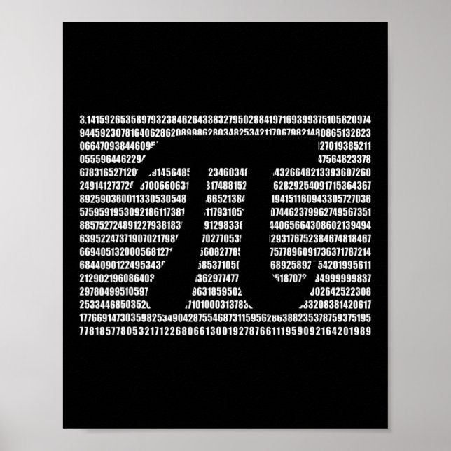 Poster Pi Day Math Science Engraçado Professor Dotado Men (Frente)