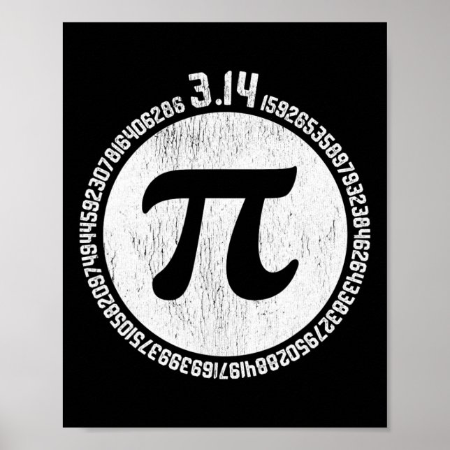 Poster Pi Day Para Professores De Matemática (Frente)
