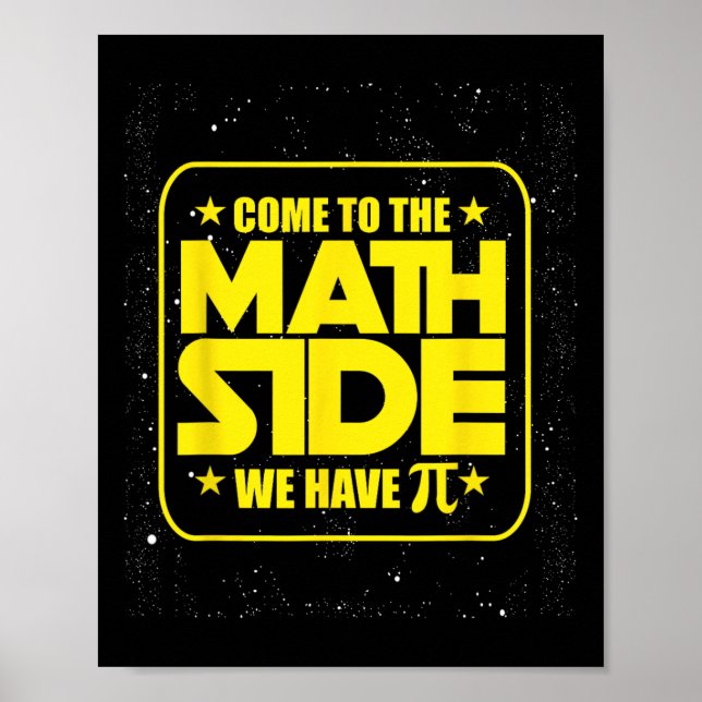 Poster Pi Day - Venha Ao Lado Da Matemática Temos Pi Engr (Frente)