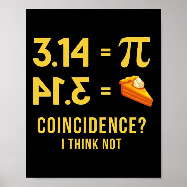 Poster Pi Happy Pi Day (Frente)
