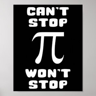 Poster Pi não consegue parar o Geek do Nerd matemático no