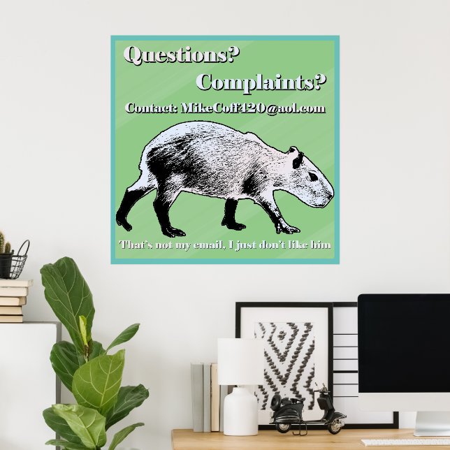 Poster piada (Escritório em casa)