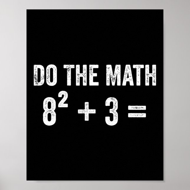 Poster Piada 67 Meme Matemática Seis Sete Professor Brain (Frente)